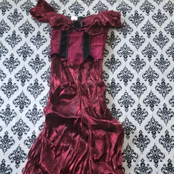 Rubie's Dark Rose vampire costume gown 🧛🏻‍♀️🦇 - Picture 1 of 5